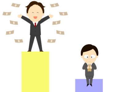 高卒がFIREを目指すが給料の差があり難しさを感じているグラフの差