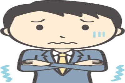 新卒3ヶ月で退職し震える男性
